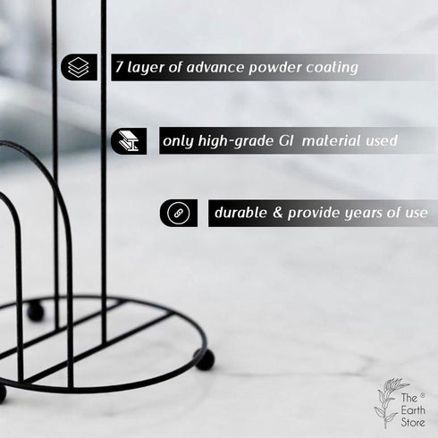 Tissue Roll Holder Stand - The Earth Store - Organiser